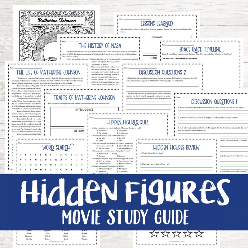 Hidden figures movie watching notes guide