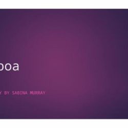 Balboa short story by sabina murray pdf