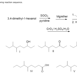 Predict the product for the following reaction sequence.