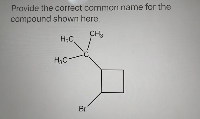 Iupac name compound correct provide sh isopropyl solved organic